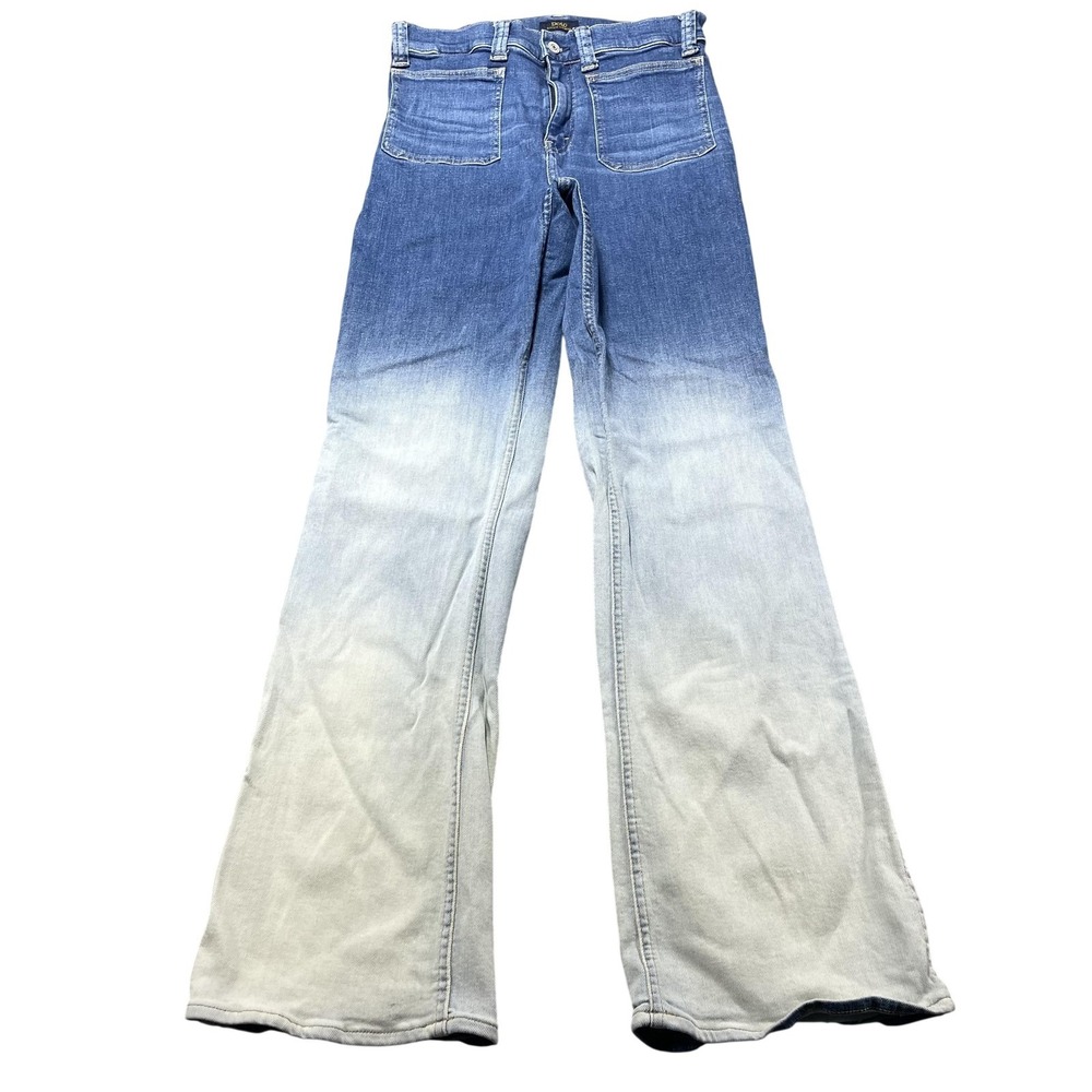 Polo Ralph Lauren Jeans Womens 30R Blue Med Wash High Rise Straight Ombre 30x32